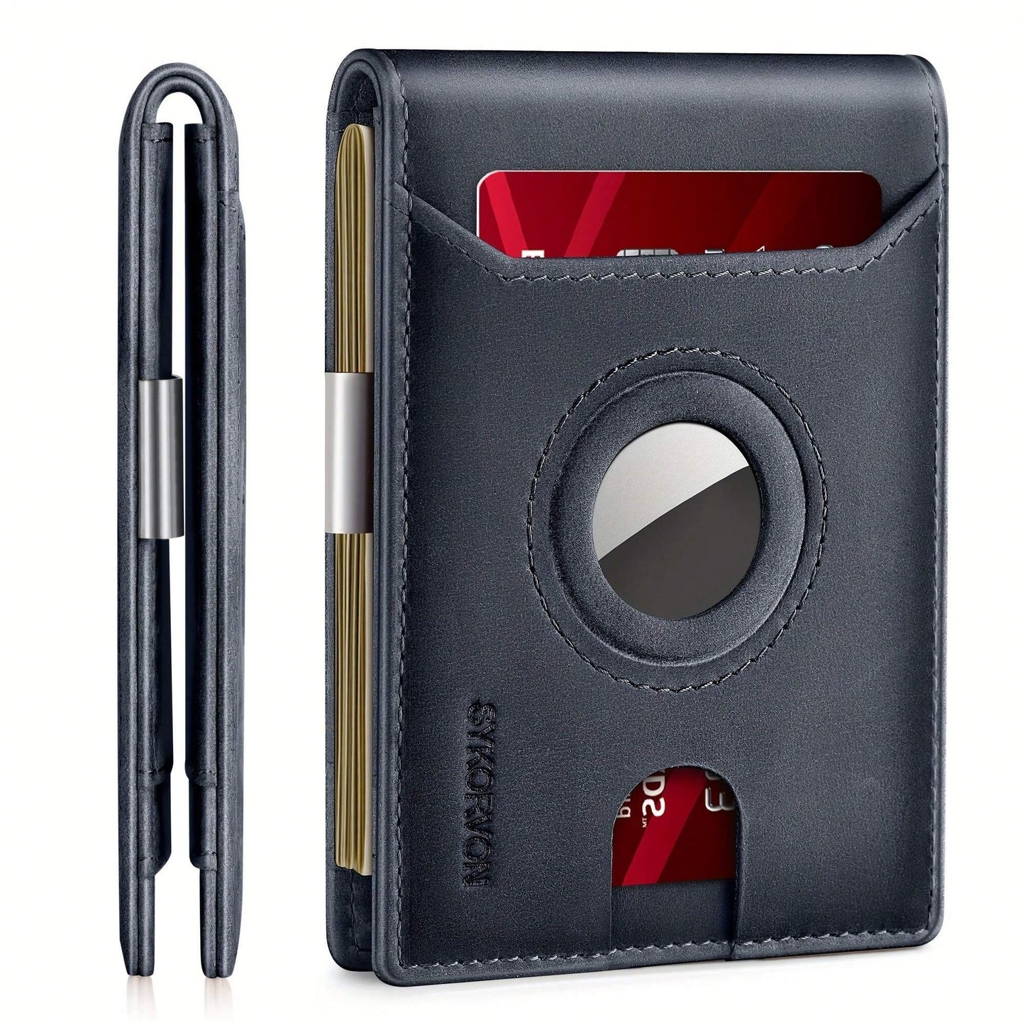 Airtag RFID Blocking Wallet For Men Up To 11cards -Air Tag Not Included