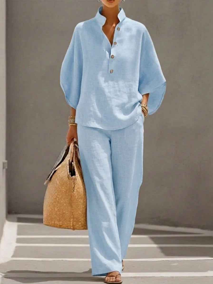 Women's Casual Versatile Shirt Set for Urban Outfits