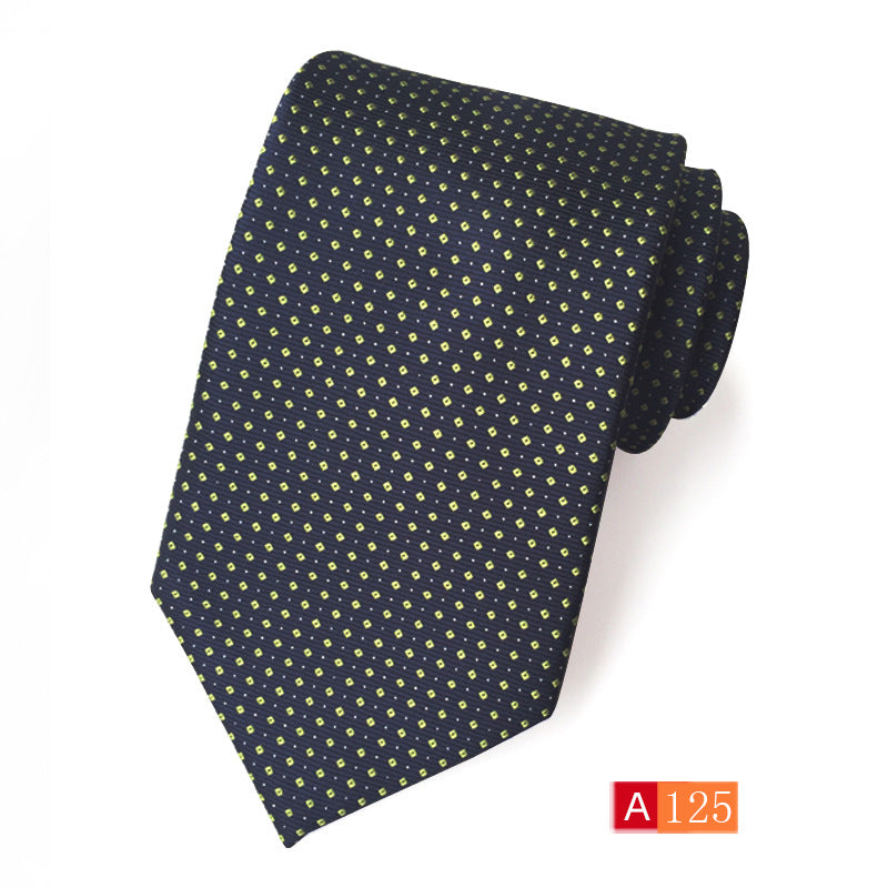Men's Jacquard Formal Tie - Casual Polyester Jacquard Wear - Neon North Clothing