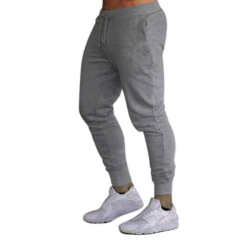 Men's Casual Sports Trousers - Pure Color All-Matching Casual Pants