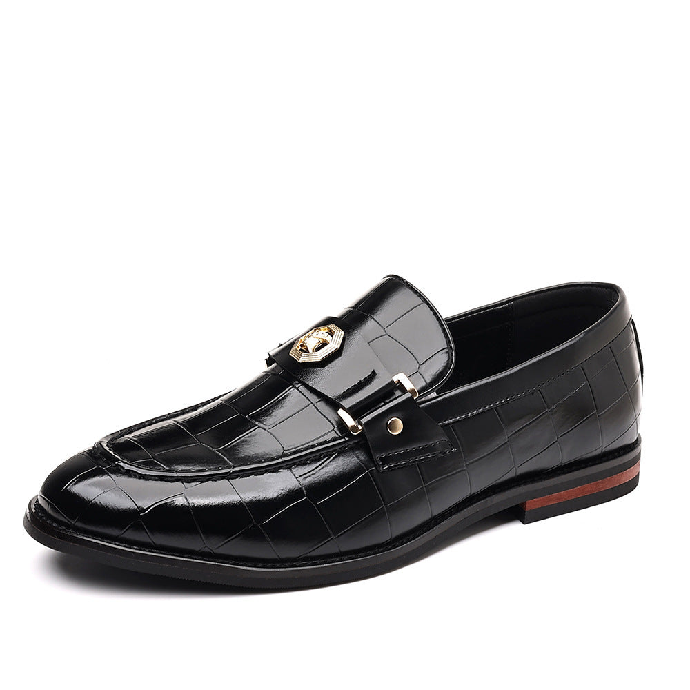 Men's Plaid Casual Loafers Black - Brown - Blue
