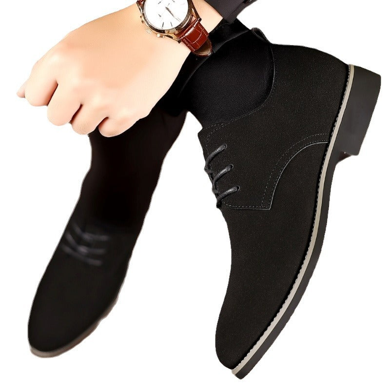 Men's Suede Leather Casual Shoes for Effortless Style