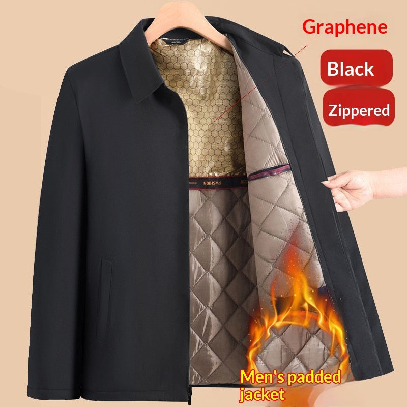 Mens Graphene Padded Jacket - Thickened and Warm