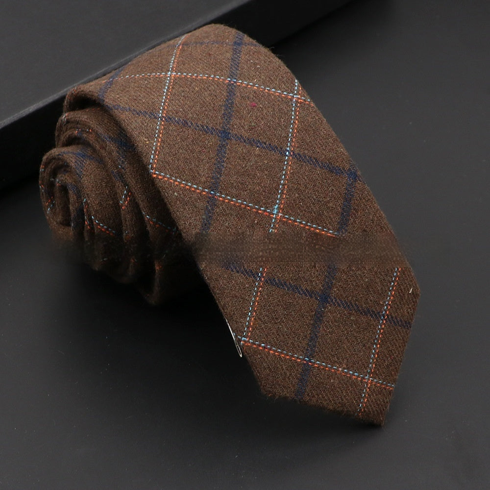 Artificial Woolen Necktie - Neon North Clothing