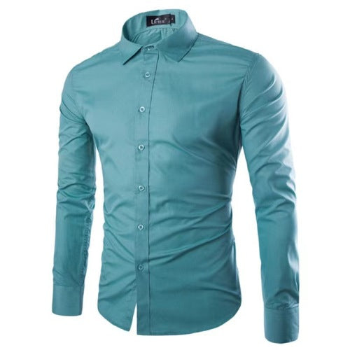 Casual Polo Shirt - Ironing Free Long Sleeves Regular Fit