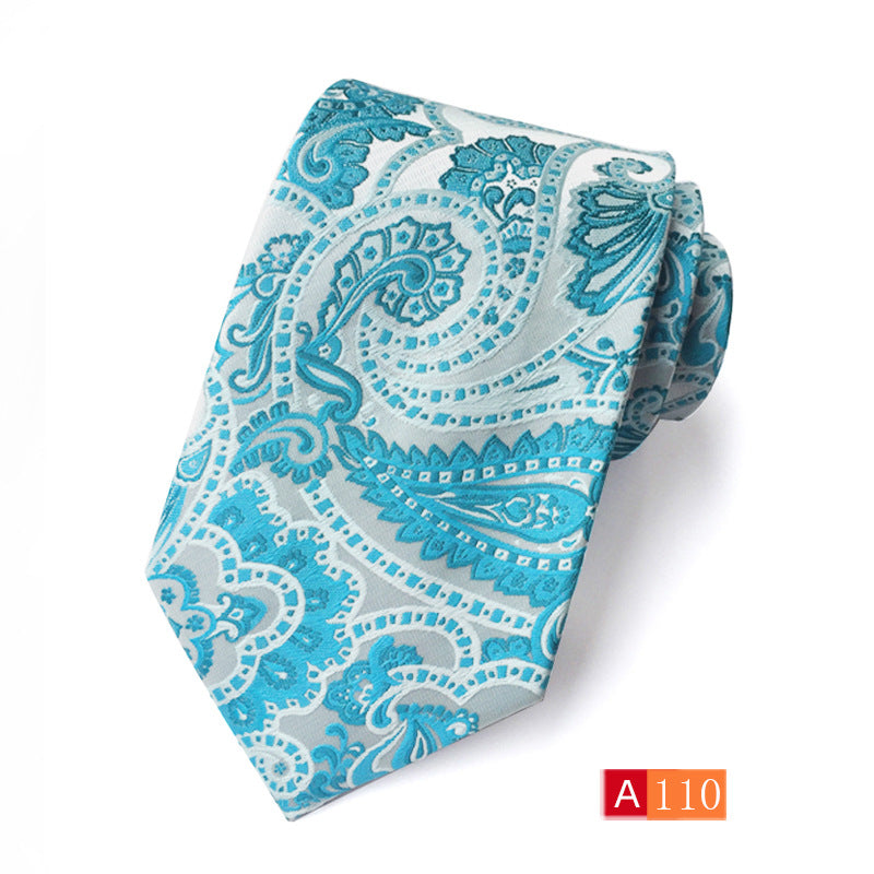 Men's Jacquard Formal Tie - Casual Polyester Jacquard Wear - Neon North Clothing