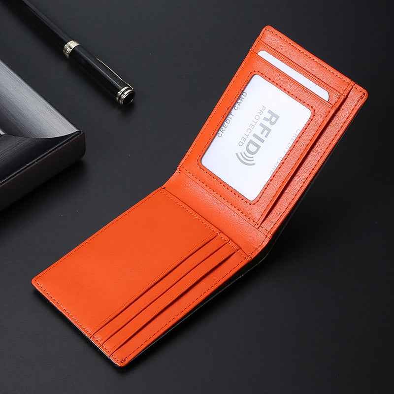 Multiple Card Slots RFID Anti-theft Credit Card Wallet