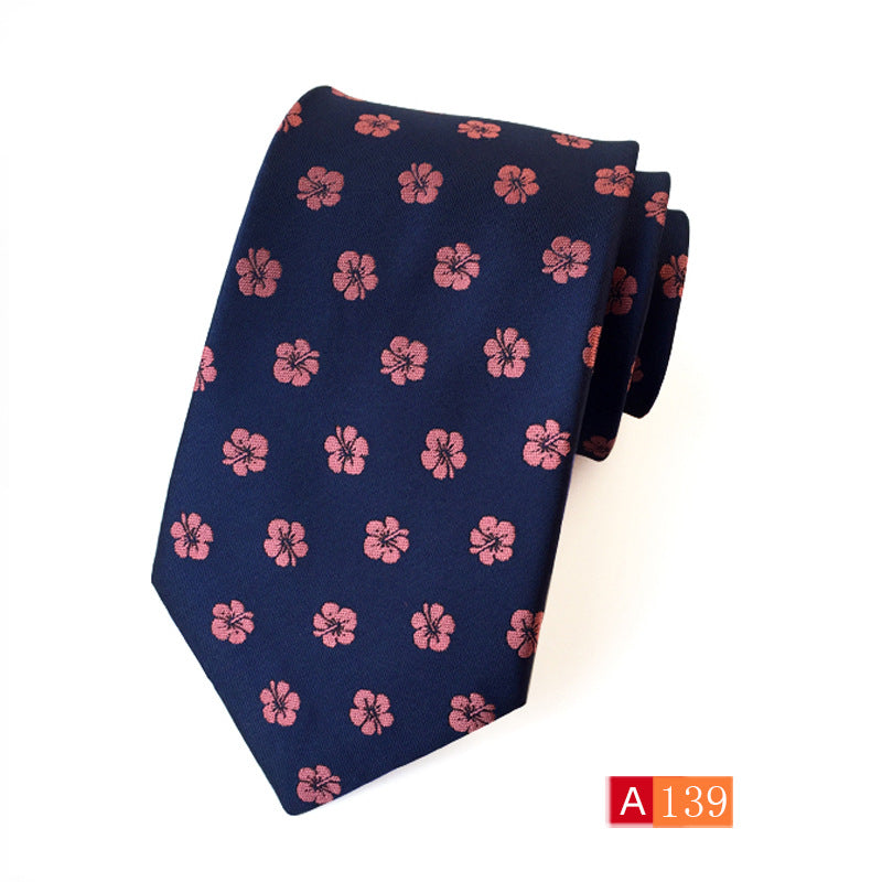 Men's Jacquard Formal Tie - Casual Polyester Jacquard Wear - Neon North Clothing