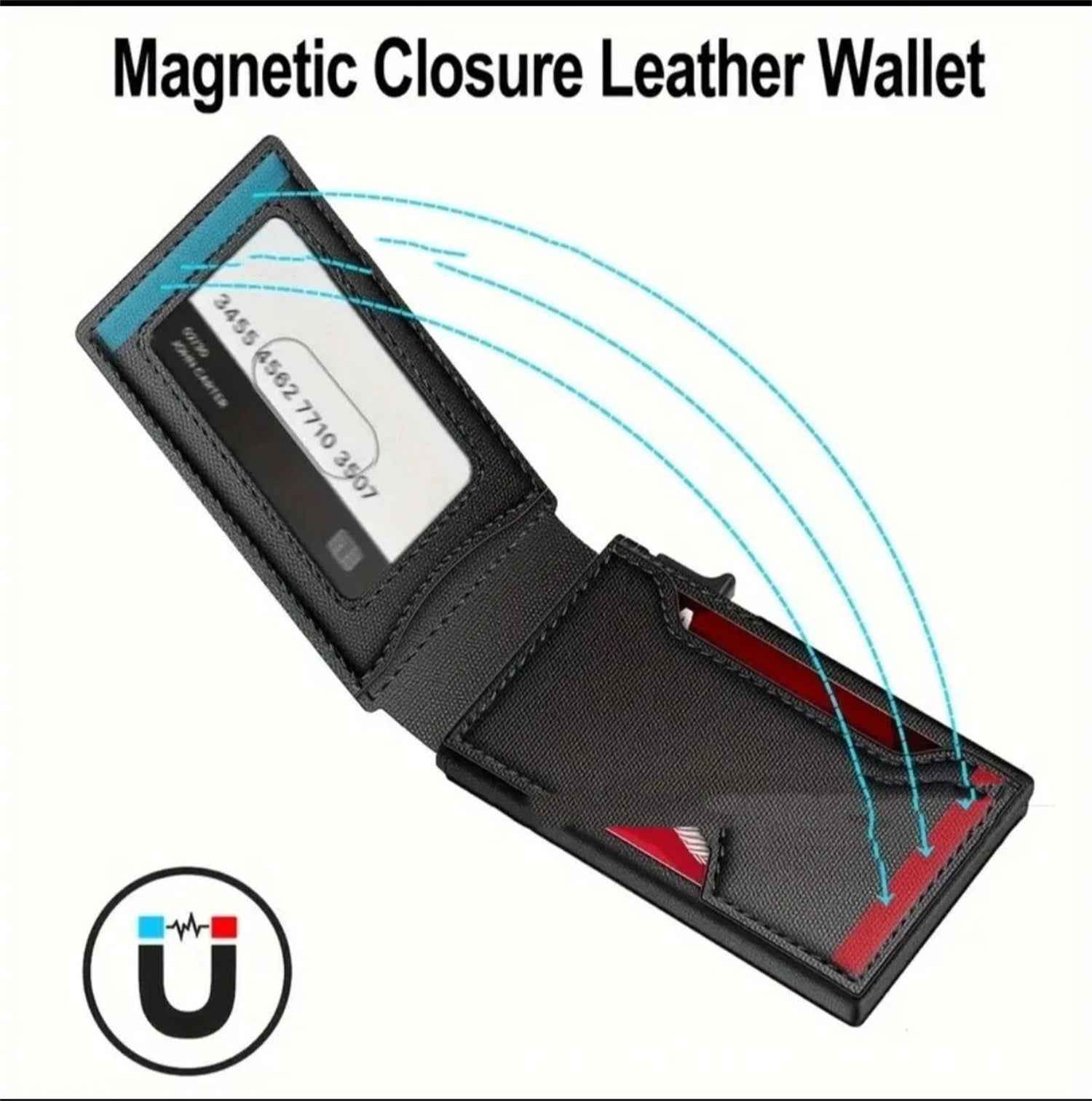 Men's Tactical Carbon Fiber Wallet - Durable and Stylish EDC Essential