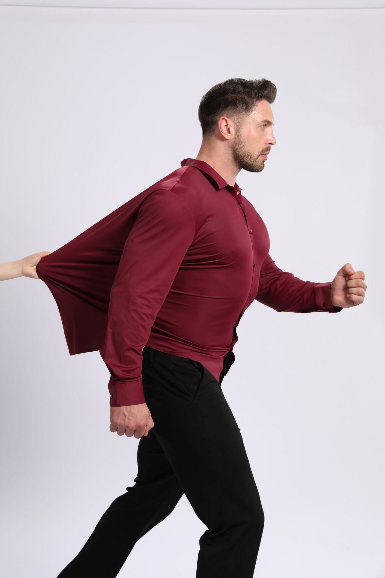 Ice-Cool Wrinkle-Resistant Shirt - Slim Fit, Silky Smooth Fabric