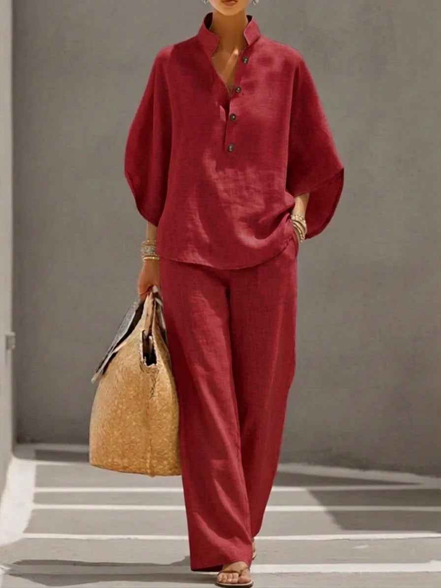 Women's Casual Versatile Shirt Set for Urban Outfits
