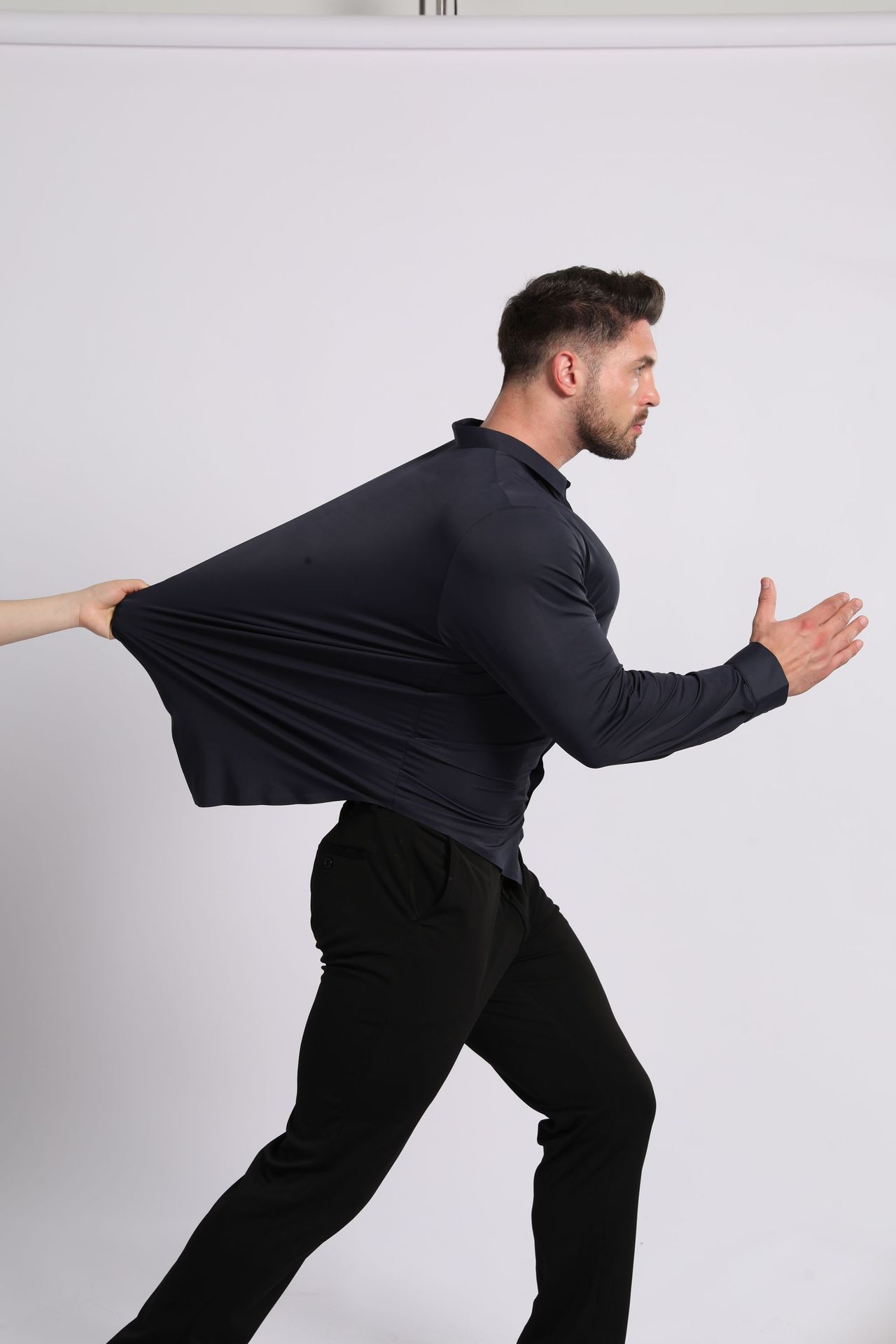 Ice-Cool Wrinkle-Resistant Shirt - Slim Fit, Silky Smooth Fabric