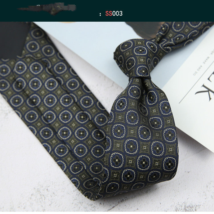 Men's Formal Striped Tie for Business Suit Elegance - Neon North Clothing