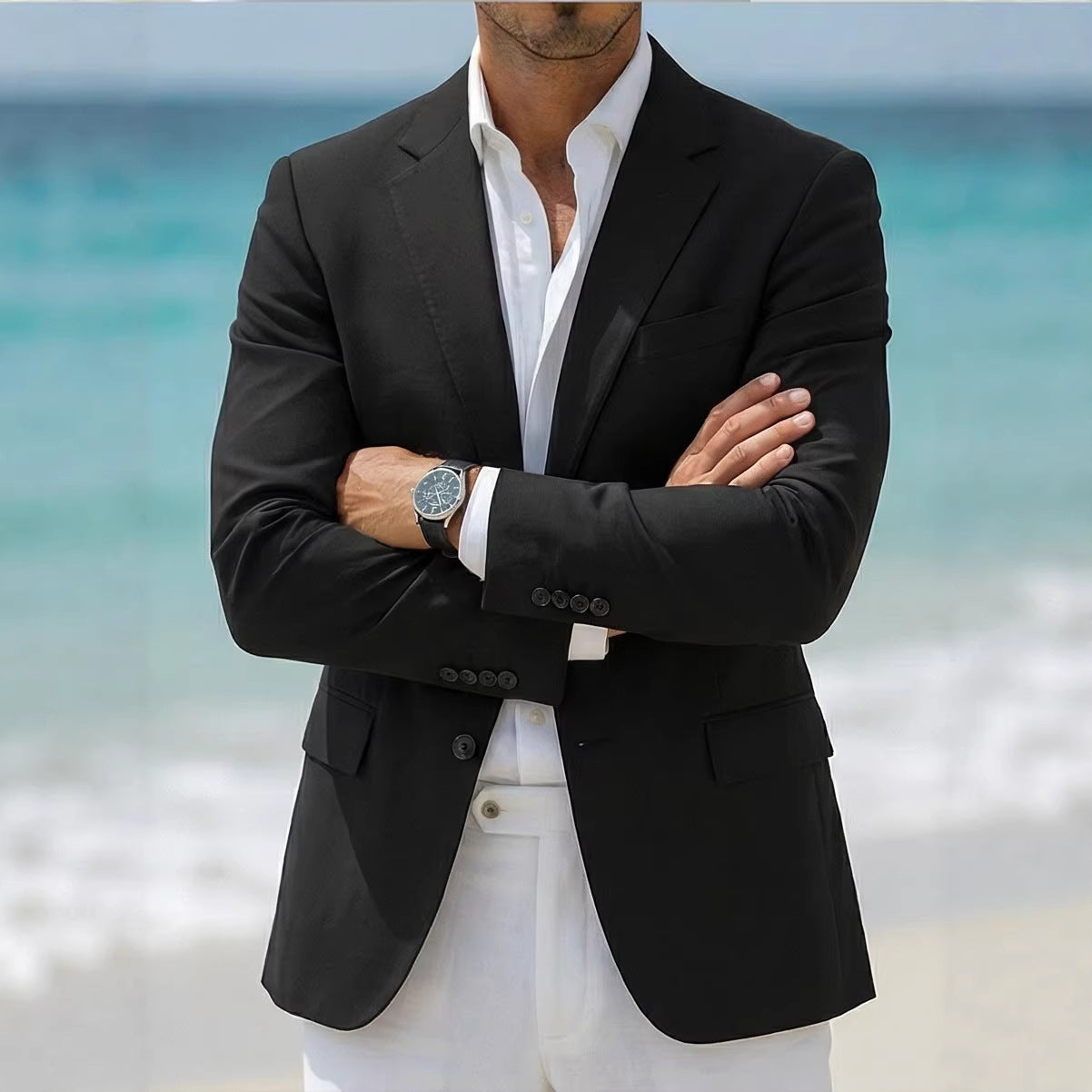 Men's Bad-Boy Casual Jacket - Fashionable Style for Trendy Men