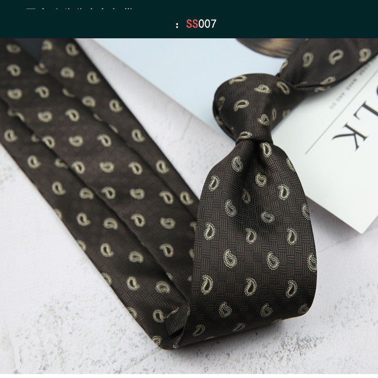 Men's Formal Striped Tie for Business Suit Elegance - Neon North Clothing
