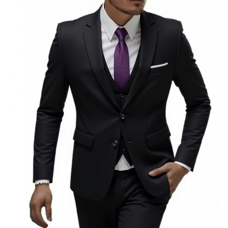Three-Piece Men's Wedding Suit