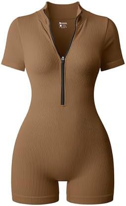 One-piece Yoga Jumpsuit with Zipper for Ultimate Comfort and Style