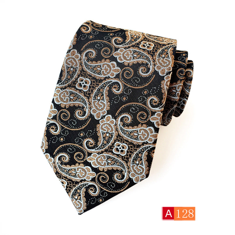 Men's Jacquard Formal Tie - Casual Polyester Jacquard Wear - Neon North Clothing