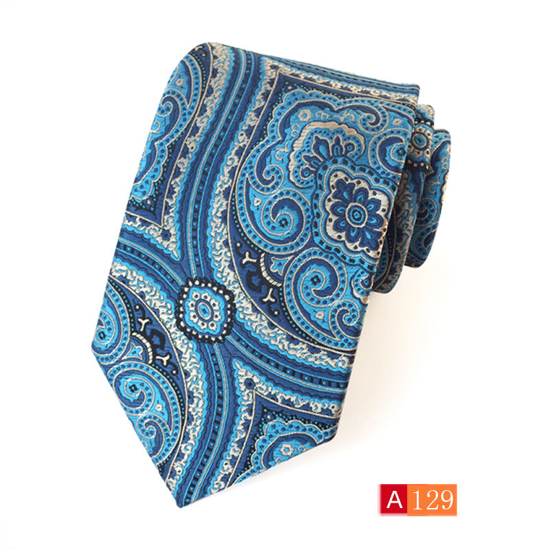 Men's Jacquard Formal Tie - Casual Polyester Jacquard Wear - Neon North Clothing