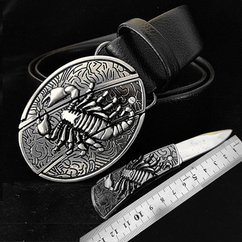 Smooth Buckle Trendy Punk Belt Buckle with Distinctive Style - Neon North Clothing