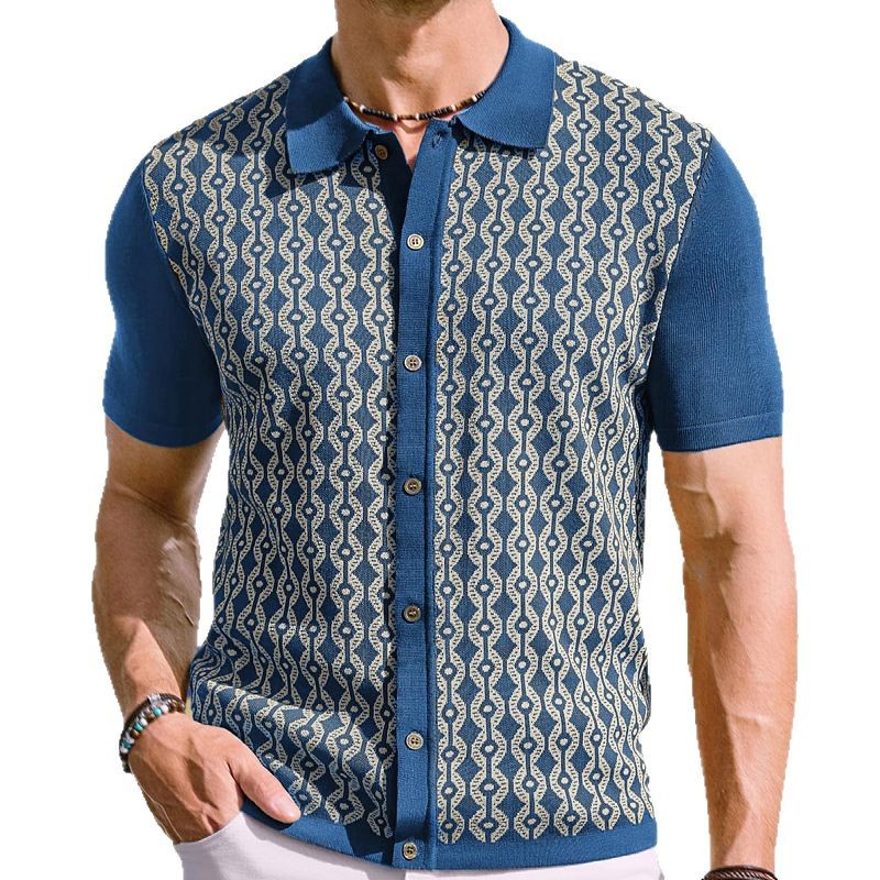 Summer Tencel Polo Shirt - Short-Sleeved Cardigan Style for Ultimate Comfort - Neon North Clothing
