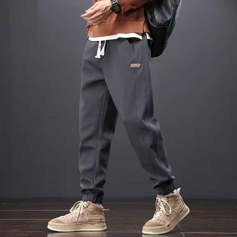 American Casual Tapered Pants for Men - Loose Fit Style