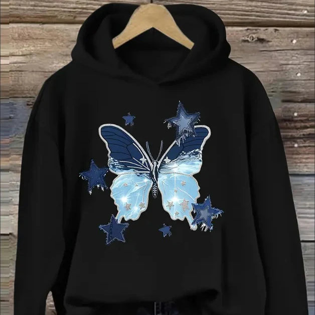 Butterfly Hoodie Sweater for Cozy Comfort and Warmth