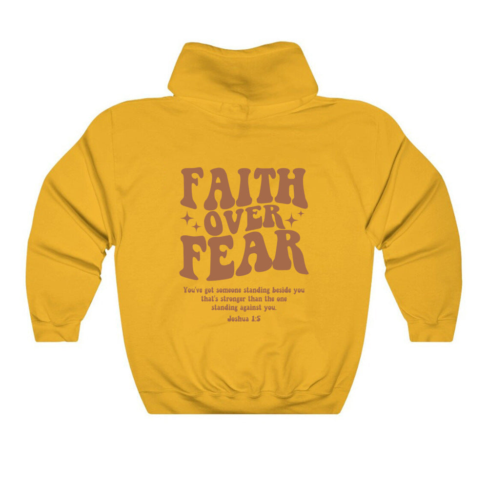 Faith Over Fear Hoodie - Inspirational Christian Sweatshirt for Ultimate Comfort