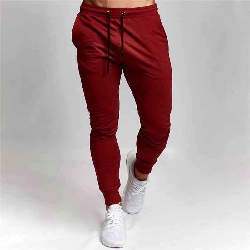 Men's Casual Sports Trousers - Pure Color All-Matching Casual Pants