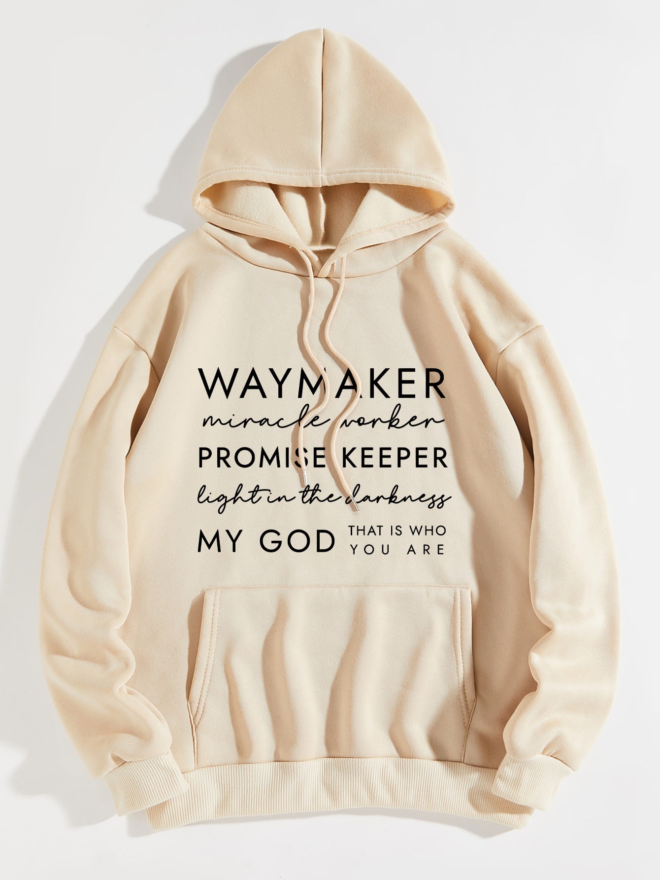 Waymaker Christian Sweatshirt - Cozy Hooded Apparel for Faithful Living