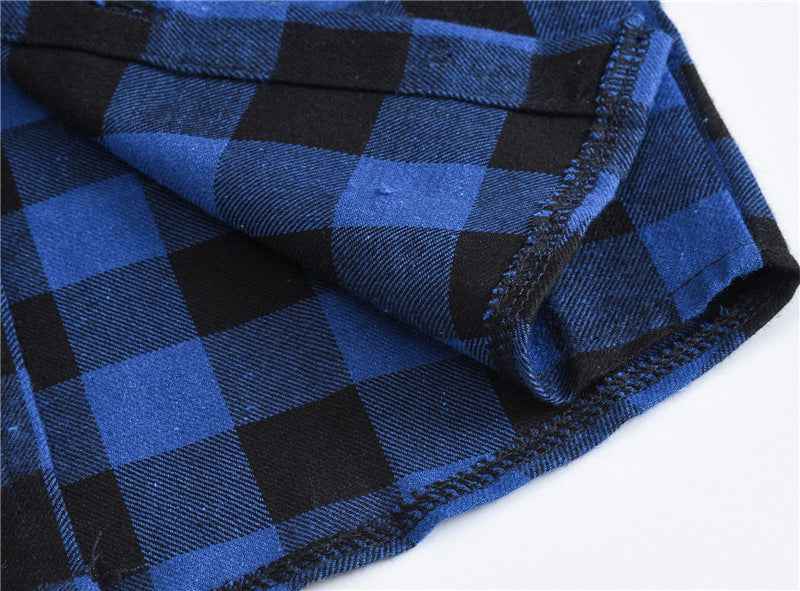 Boys Button-Up Shirt with Pattern for a Handsome Look