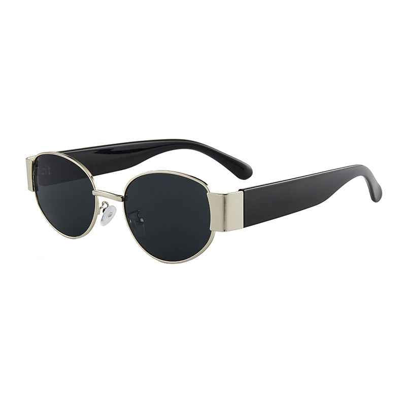 Trendy Round Sunglasses for Women and Men - Luxury Small Frame Design