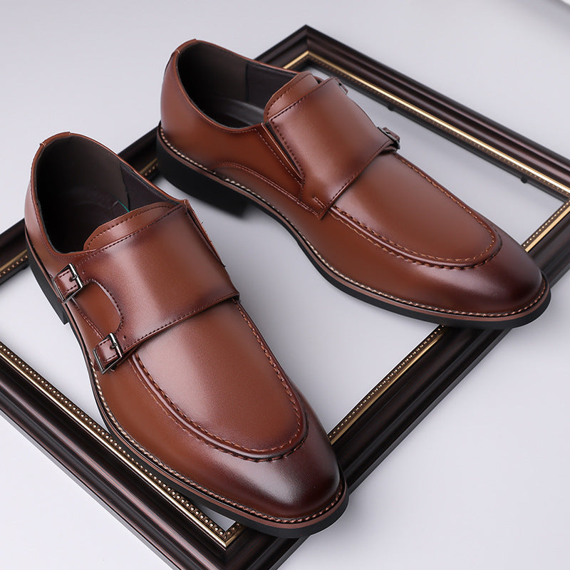 Chaussures d'affaires polyvalentes, respirantes et faciles à enfiler pour hommes