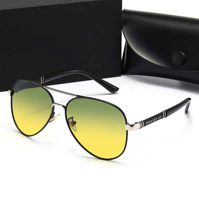 Polarized Color Changing Sunglasses for Men - Stylish & Versatile Eye Protection