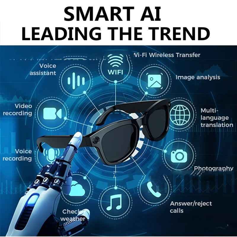 AI Sunglasses with Video Calling Function for Enhanced Convenience