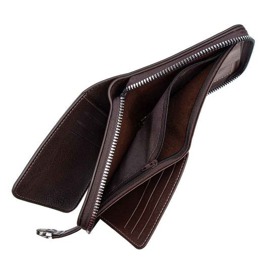 Multifunctional Coin Purse with Multiple Card Slots and Zipper Handheld Design