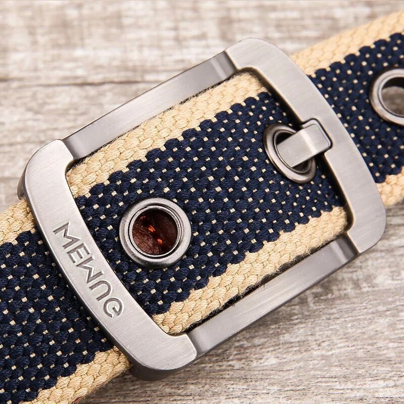 Casual Men's Canvas Belt - Outdoor Pin Buckle Design for Comfort and Style - Neon North Clothing