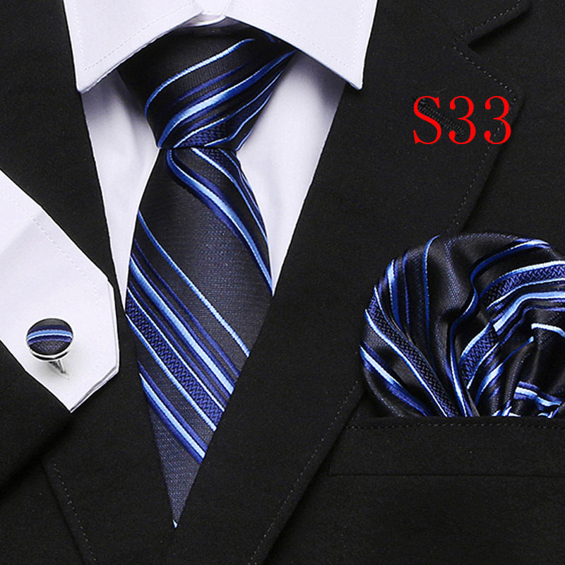 Paisley Tie Three-Piece Set for European and American Style - Neon North Clothing