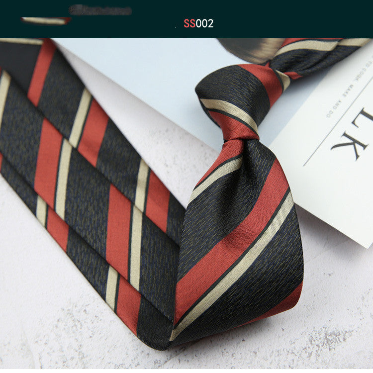 Men's Formal Striped Tie for Business Suit Elegance - Neon North Clothing