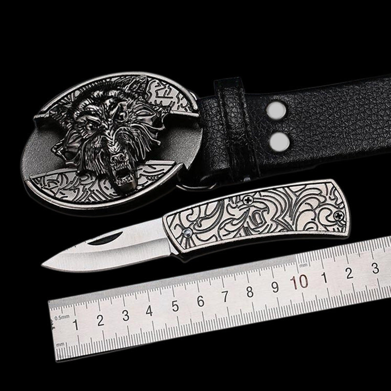 Smooth Buckle Trendy Punk Belt Buckle with Distinctive Style - Neon North Clothing