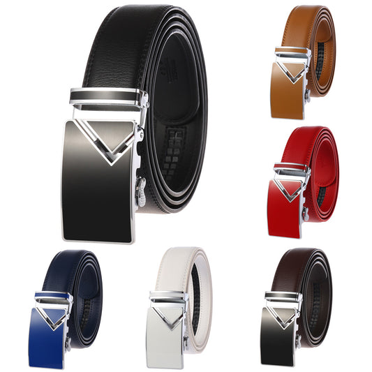 Men's Automatic Belt Buckle with Stylish Colored Belt - Neon North Clothing