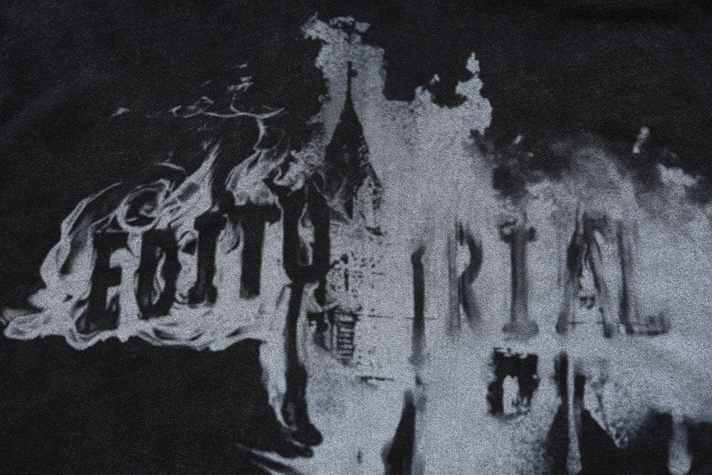 Pure Cotton Smoke Graphic T-Shirt - Stylish Short Sleeve Comfort - Neon North Clothing