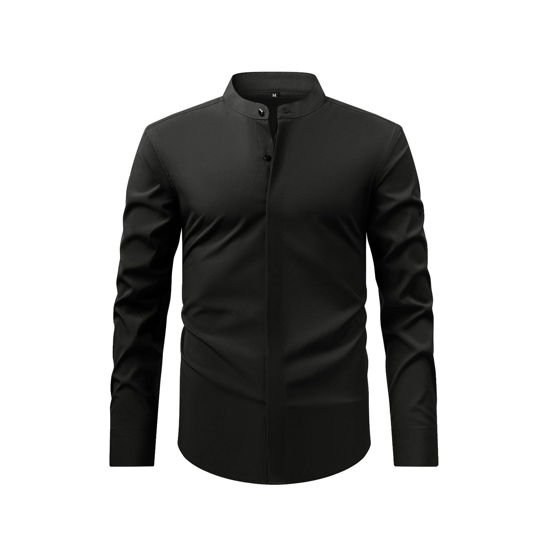 Men's Retro Long-sleeved Dress Shirt - Casual Regular Fit - Neon North Clothing