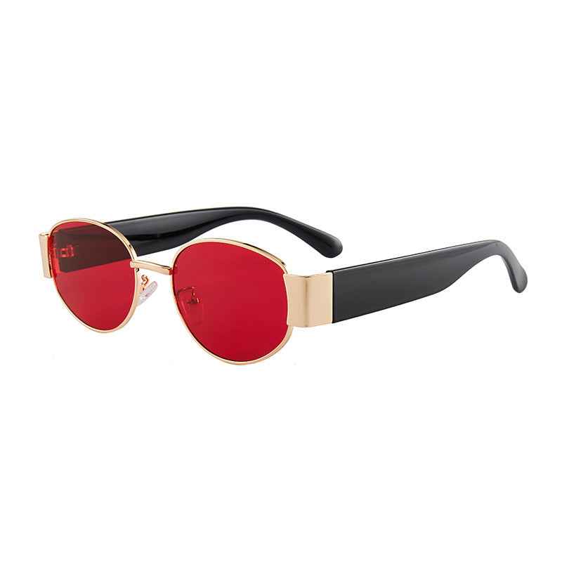 Trendy Round Sunglasses for Women and Men - Luxury Small Frame Design