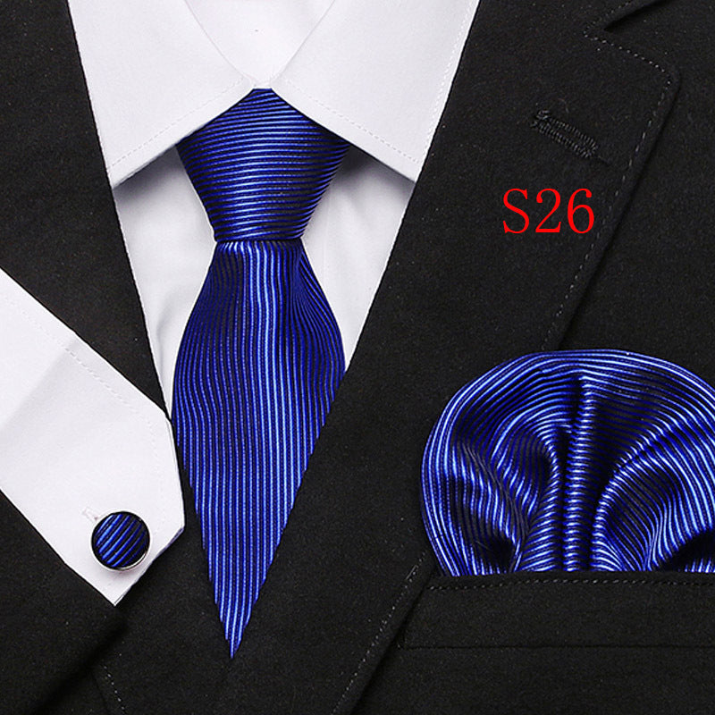Paisley Tie Three-Piece Set for European and American Style - Neon North Clothing