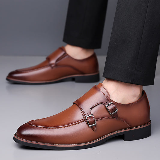 Men's Breathable Business Shoes - Slip-on Versatile Style
