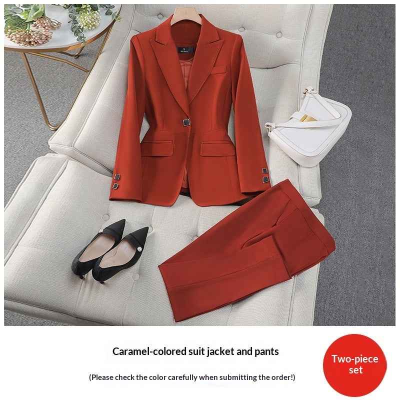 Elegant High-End Blazer for Spring and Autumn Professional Wear
