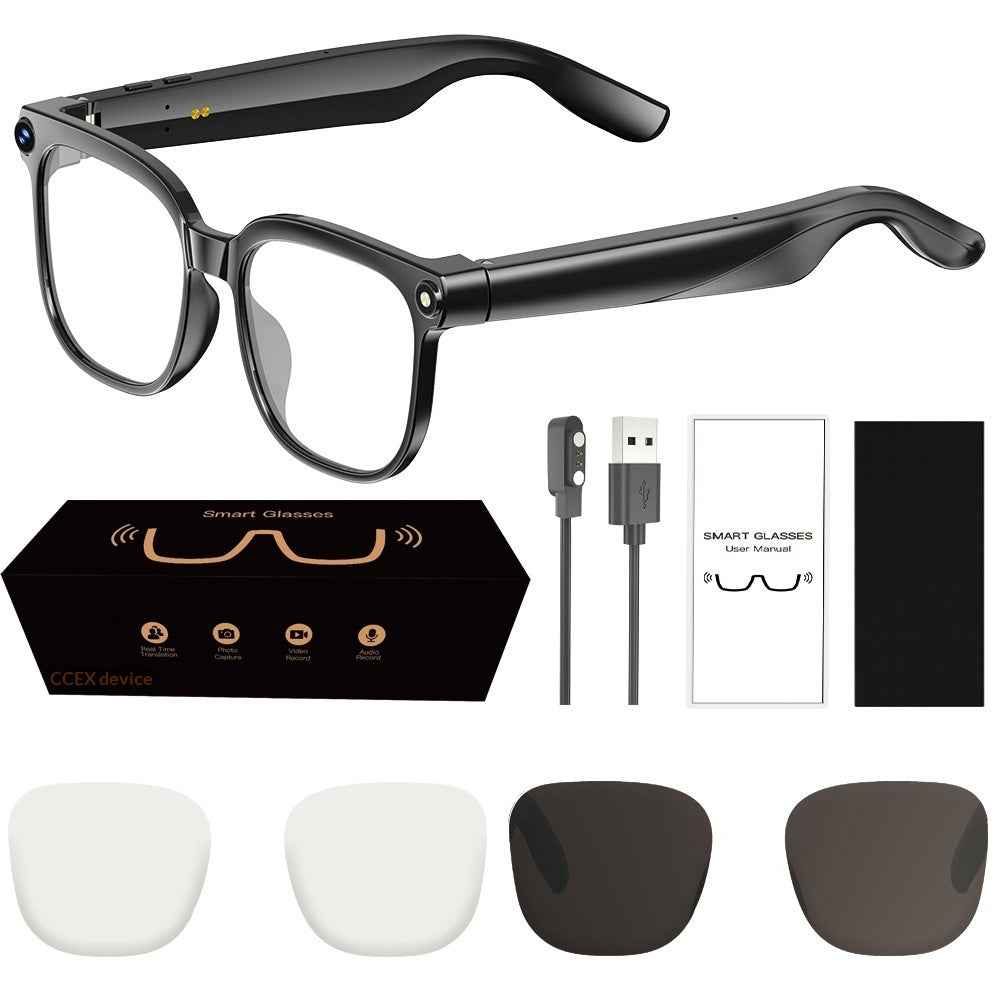 800W Smart Glasses for Video Recording - AI Assistant Enhanced