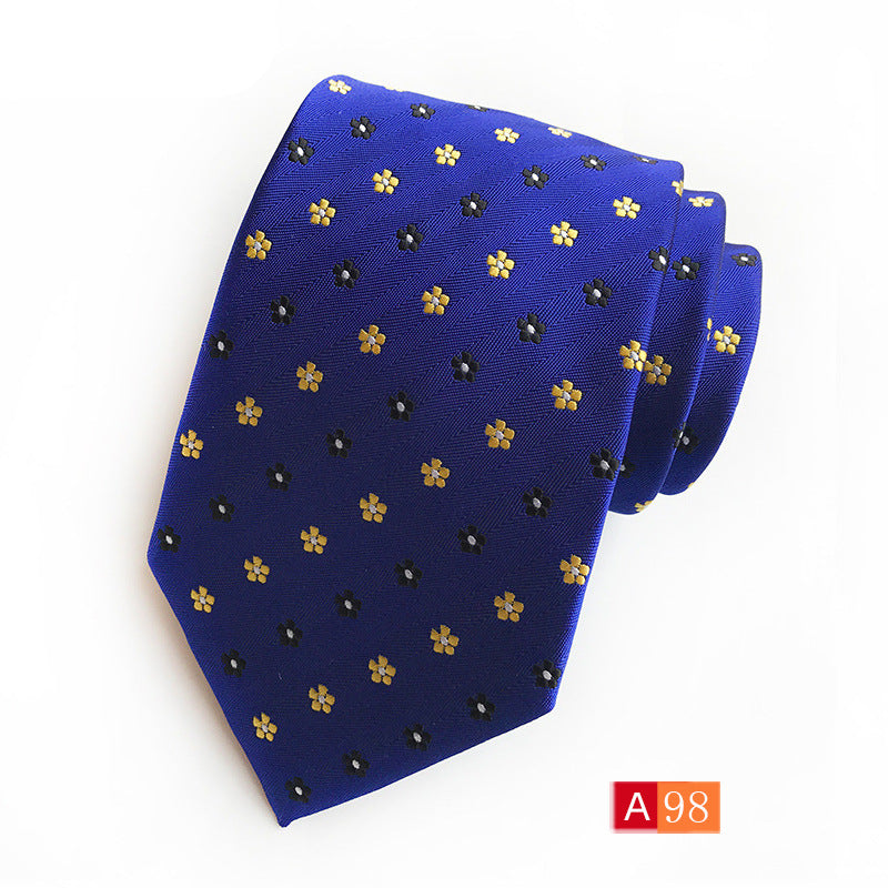 Men's Jacquard Formal Tie - Casual Polyester Jacquard Wear - Neon North Clothing