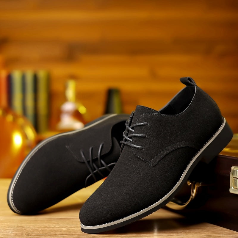 Men's Suede Leather Casual Shoes for Effortless Style